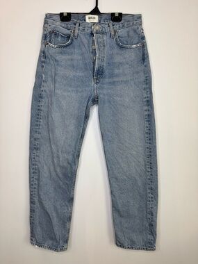 Agolde 90'S mid rise straight relaxed size 28 regenerative cotton